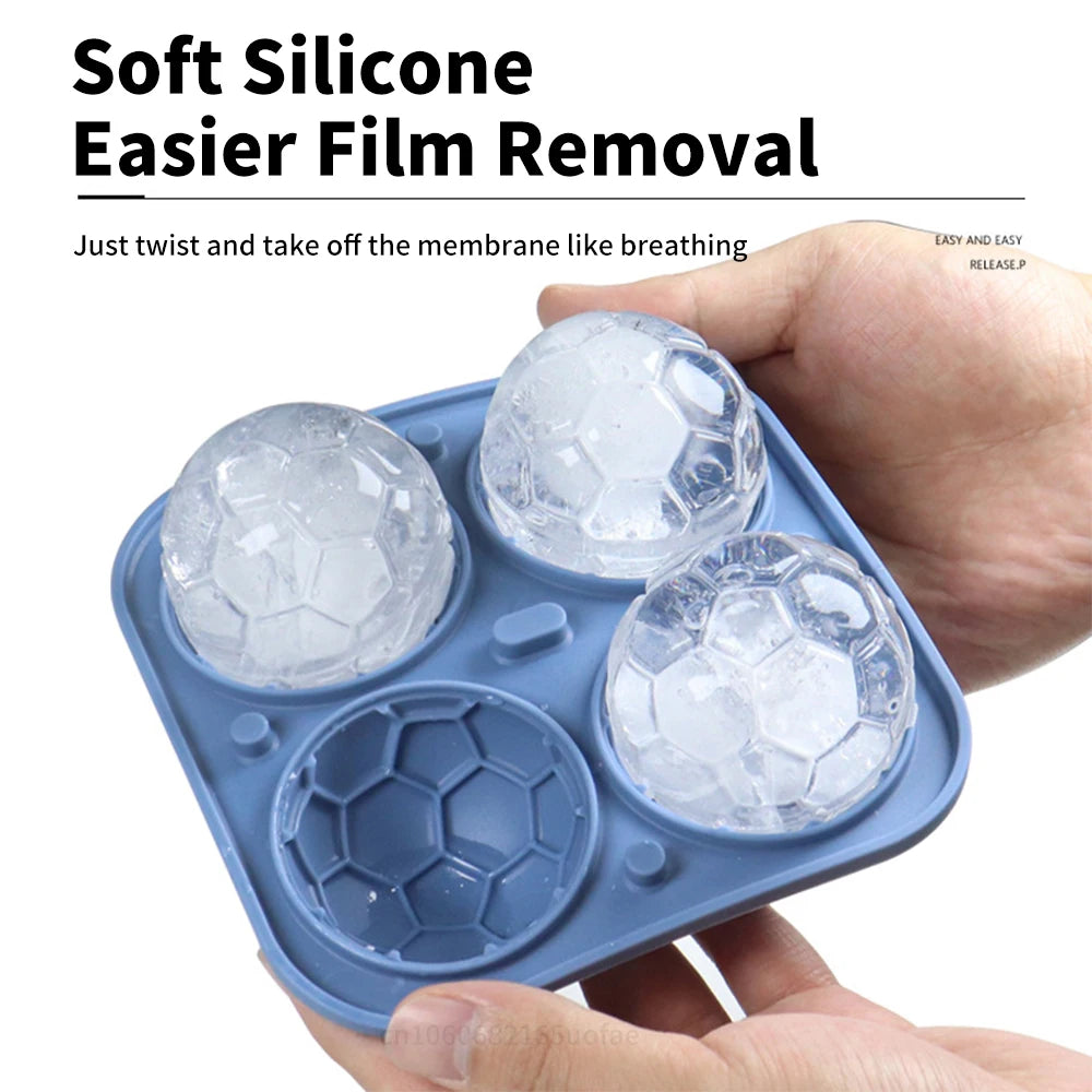 Ice Ball Maker Silicone Ice Cube Mold Kitchen DIY