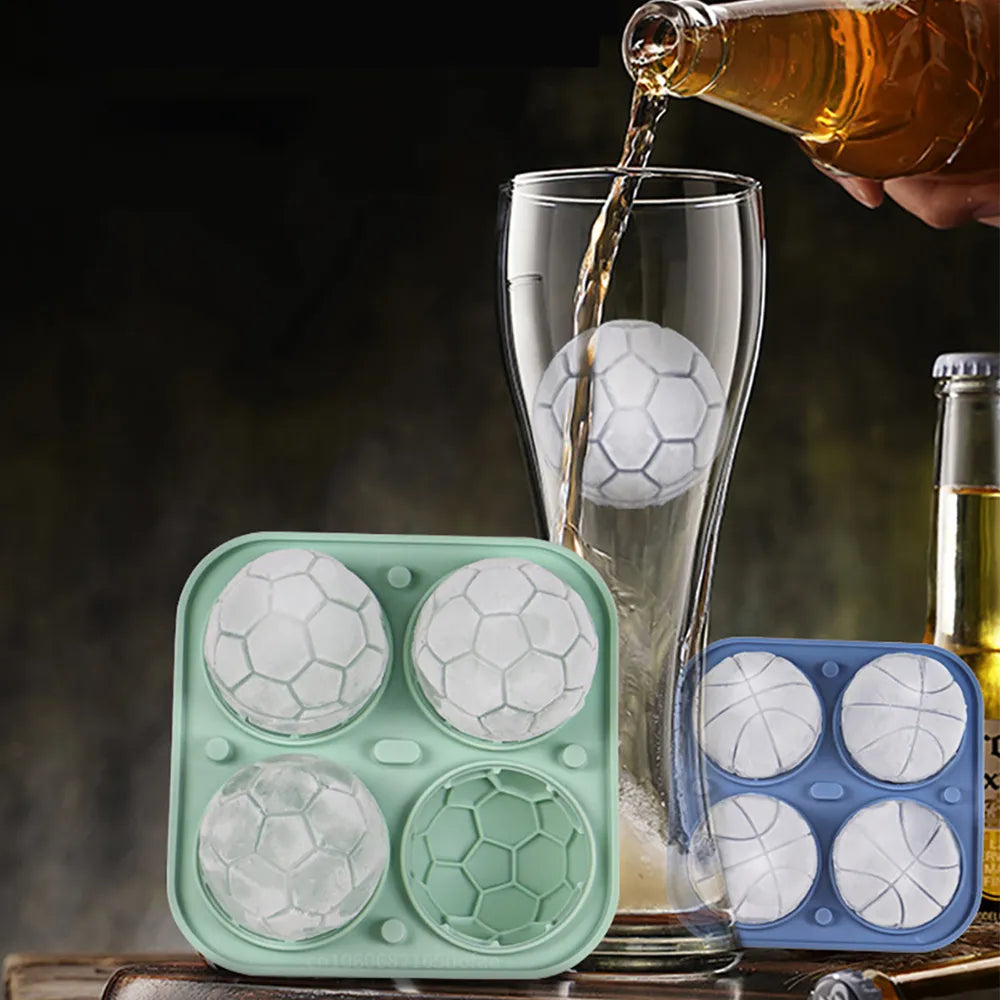 Ice Ball Maker Silicone Ice Cube Mold Kitchen DIY