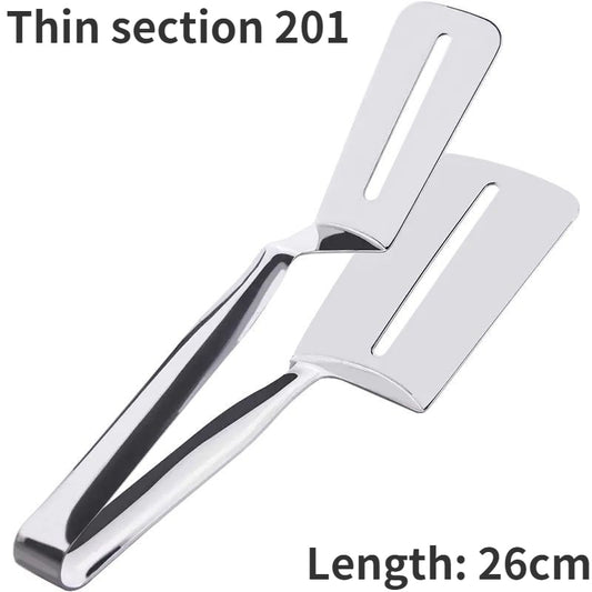 2-in-1 Spatula for Toast Pancake Egg Flip Tongs
