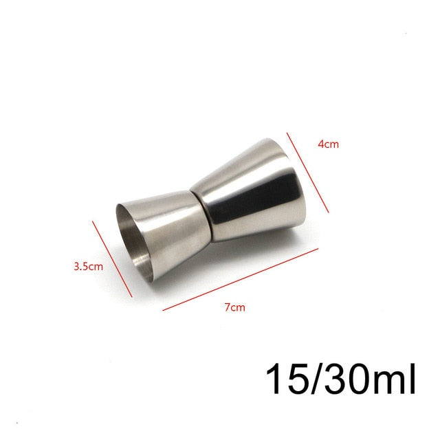 Stainless Steel Cocktail Measuring Jigger Double Jigger Measure Shot Drink Spirit Measure Cup Bar Accessories Bar Tools