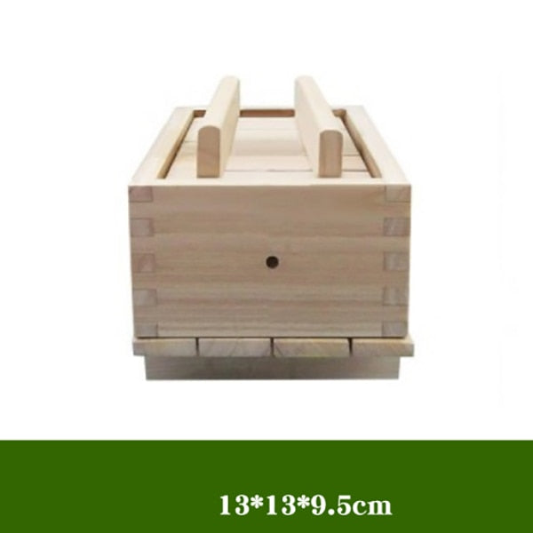 DIY Wooden Tofu Press Mould Set Homemade Cheese