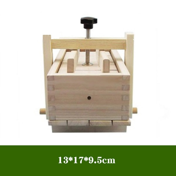 DIY Wooden Tofu Press Mould Set Homemade Cheese