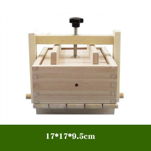 DIY Wooden Tofu Press Mould Set Homemade Cheese