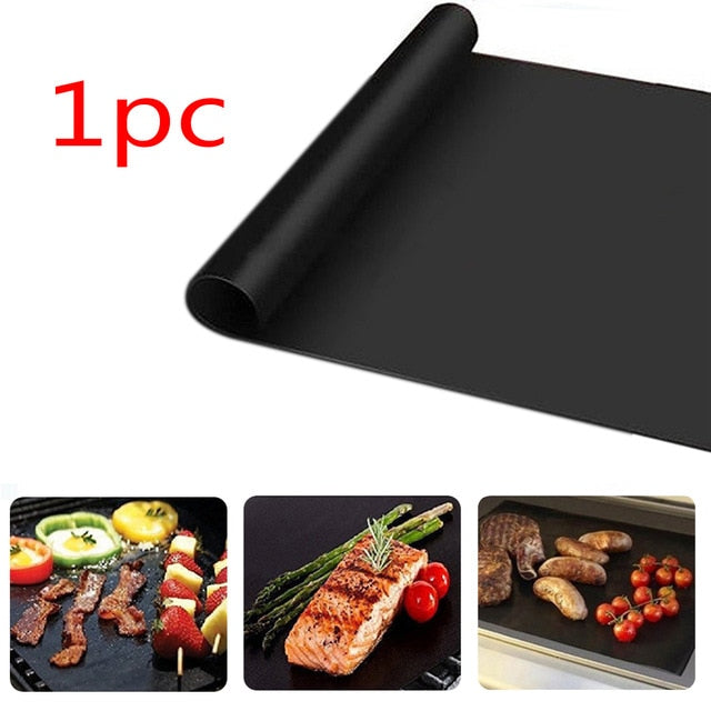 Reusable Non-Stick BBQ Grill Mat Barbecue Grilling Mat
