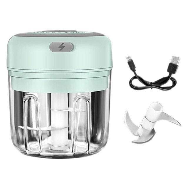 Electric Garlic Masher Sturdy Durable Mini Crusher Chopper USB Charging For Crushed Garlic Crushed Ginger Crushed Fresh Chili