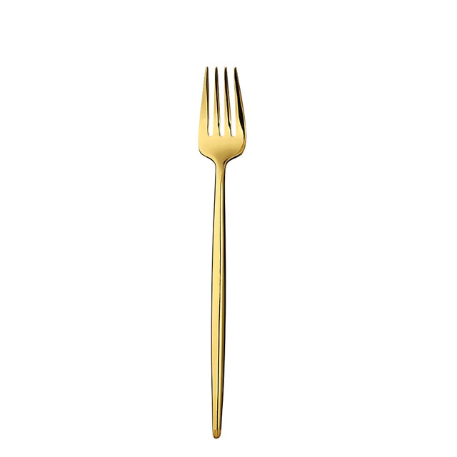 Gold Cutlery Set Forks Spoons Knives Tableware Steel Cutlery Set Stainless Steel Dinnerware Set Chopstick Spoon Knife Fork
