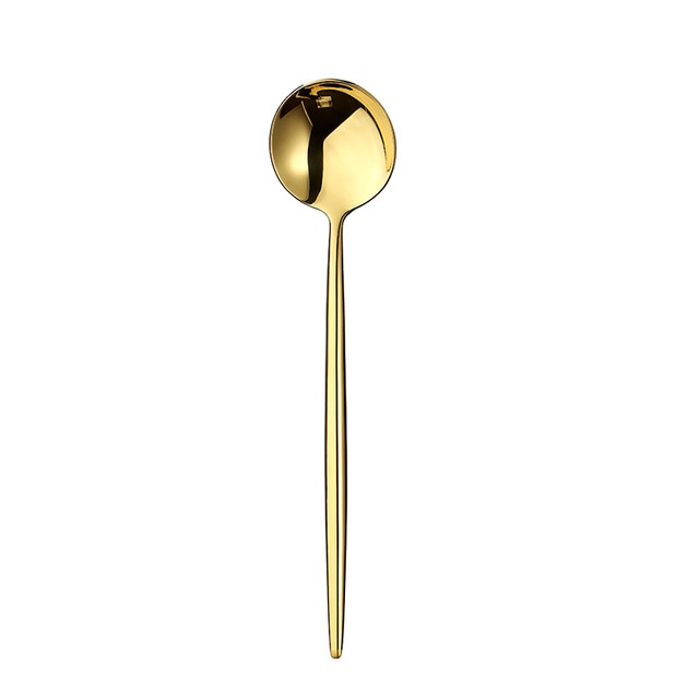Gold Cutlery Set Forks Spoons Knives Tableware Steel Cutlery Set Stainless Steel Dinnerware Set Chopstick Spoon Knife Fork
