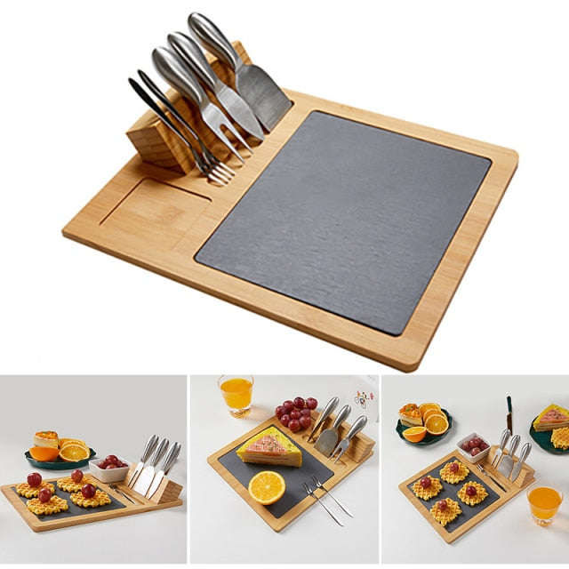 High Temperature Resistance Cheese Board Premium Wood Charcuterie Platter