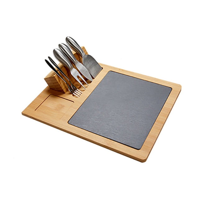 Newly High Temperature Resistance Cheese Board Premium Wood Charcuterie Platter Serving Tray