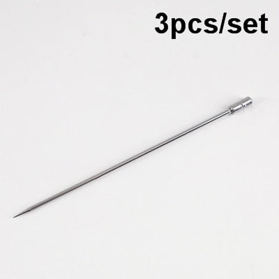 3ps Cocktail Pick Stainless Steel Fruit Sticks Bar Tools Drink Stirring Sticks Martini Picks Party Wedding Accessory