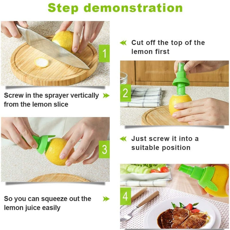 ManualSqueeze Juicer Lemon Spray Mist