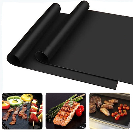 Reusable Non-Stick BBQ Grill Mat Barbecue Grilling Mat