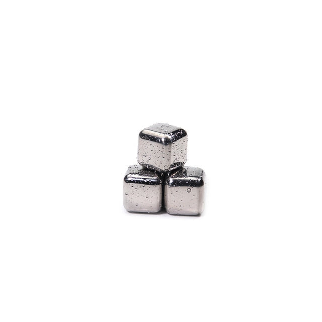 Stainless Steel Ice Cubes, Reusable Chilling Stones