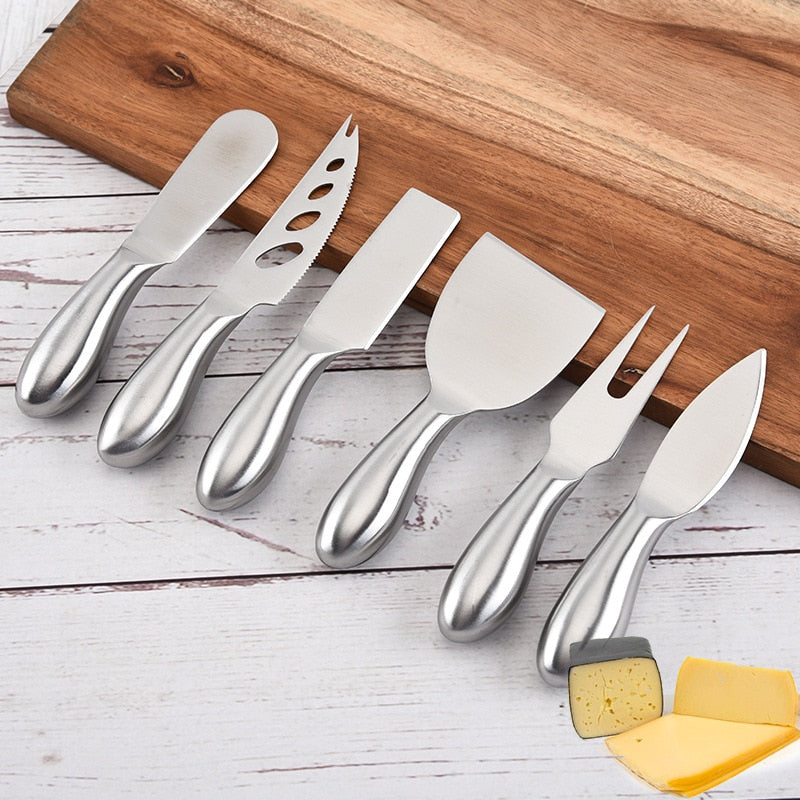 Kitchen Gadgets Retro Style Baking Tools Multi Functional Purpose Stainless Steel Smiley Cheese Cutlery 1Pc Silver Knife