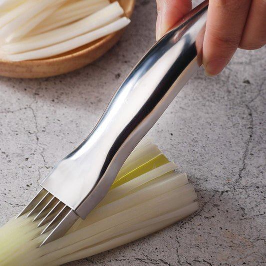 Knife Onion Garlic Vegetable Cutter Cut Onions Garlic Tomato Device Shredders Slicers Cooking Tools Kitchen Accessories