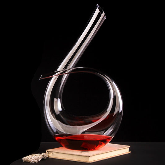 Creative red wine Decanter crystal transparent glass set handmade jug WF121608