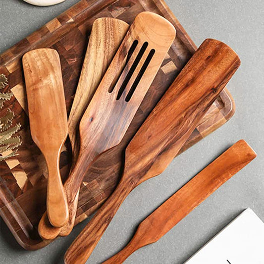 Wooden Kitchen Utensil Set