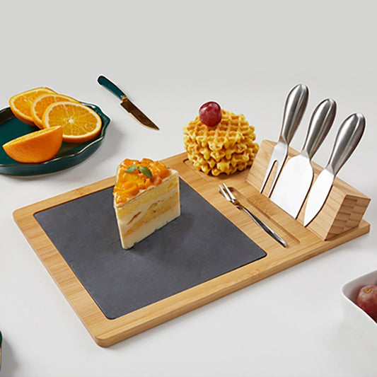 Newly High Temperature Resistance Cheese Board Premium Wood Charcuterie Platter Serving Tray